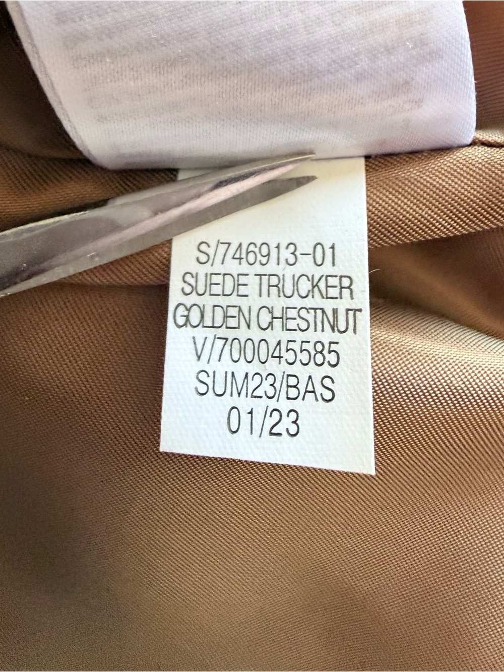 Banana Republic Relaxed Suede Jacket Sweet Chestnut Women's S - Picture 12 of 15